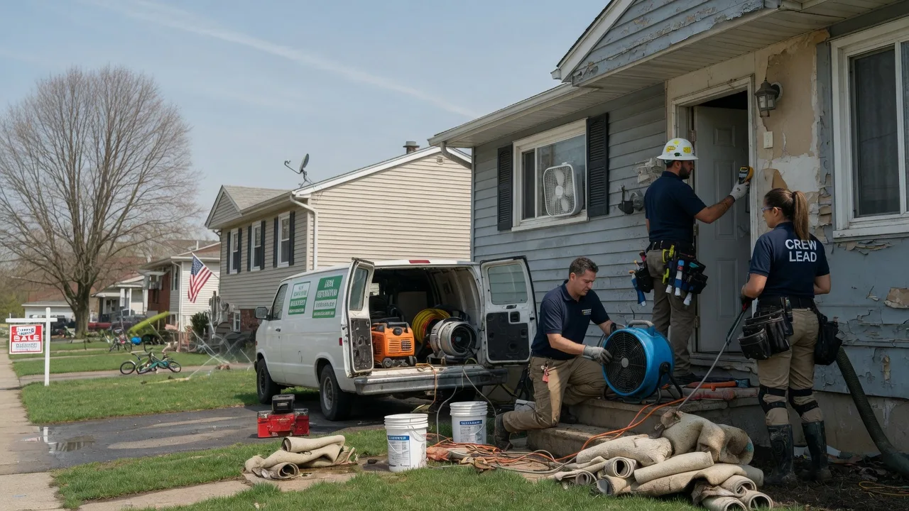 Flood Cleanup in Milledgeville, IL near me